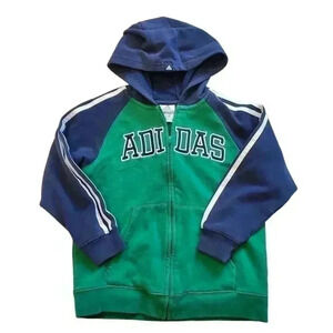 Toddler Adidas Green Fulm Zip Hoodie